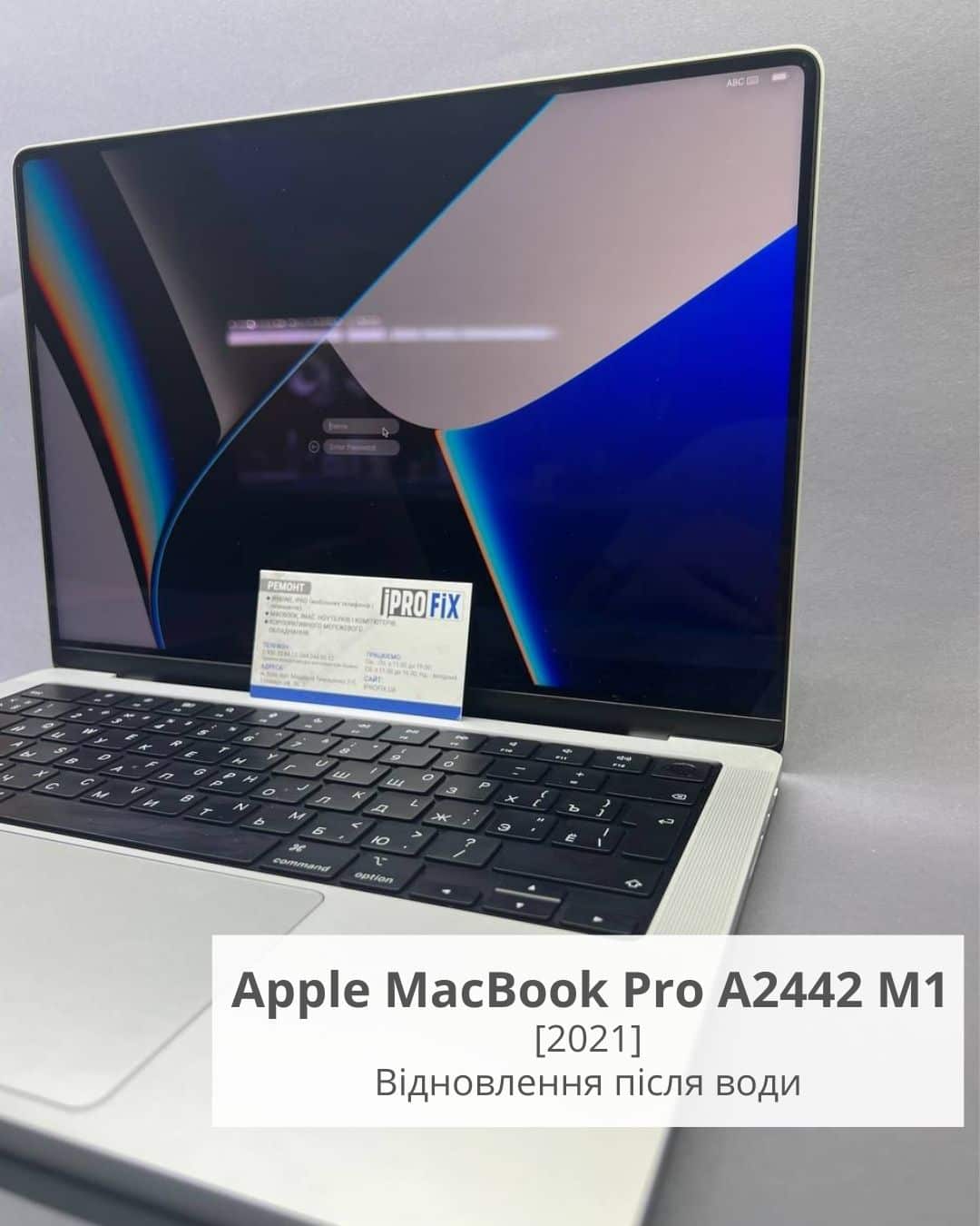 Ремонт MacBook Pro A2442 M1